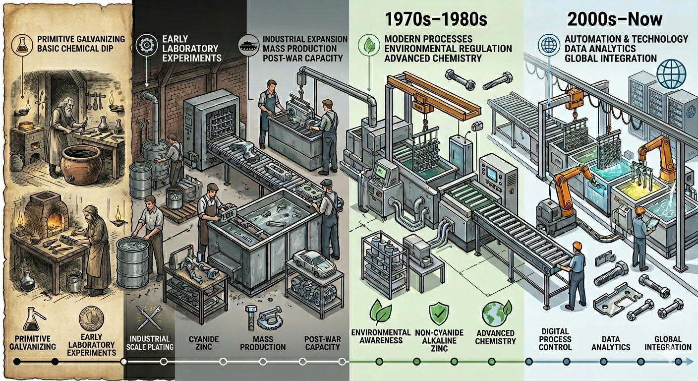 Evolution of zinc plating technology