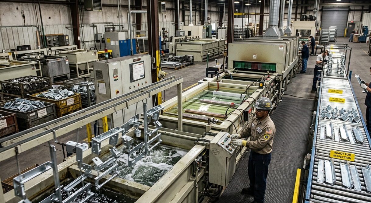 Zinc Plating Process Overview Zinc plating process coating metal parts for corrosion protection