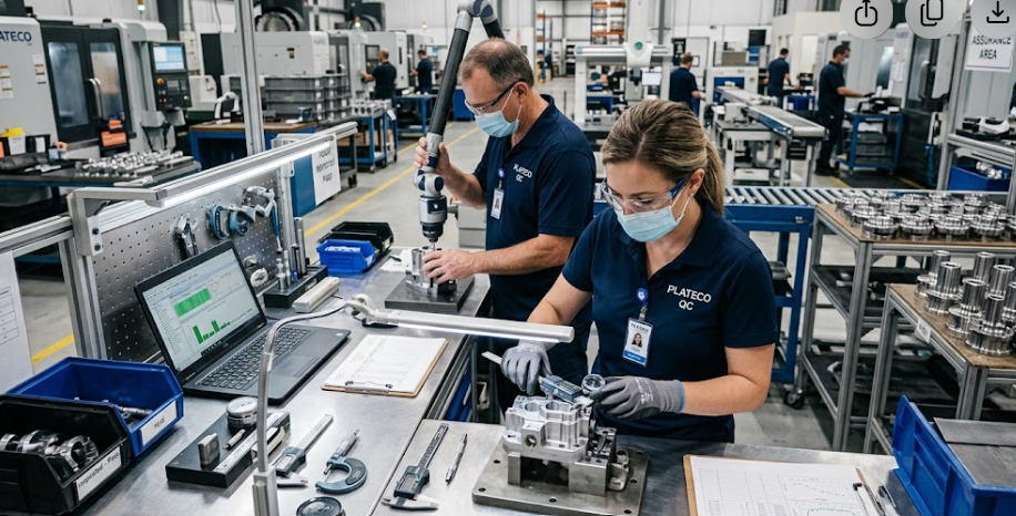 Plateco Quality Control Process Plateco quality control and inspection process