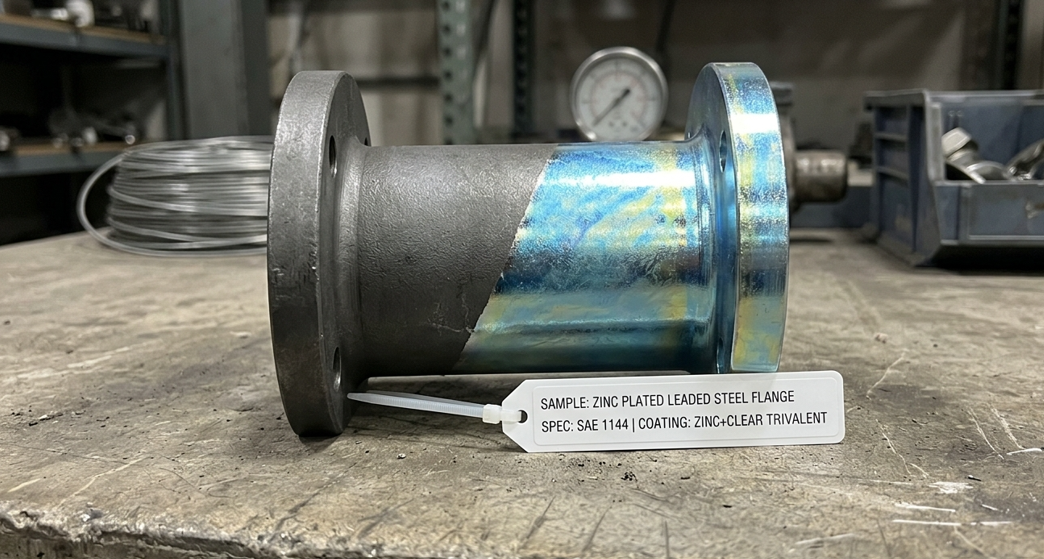 Zinc Plating on Leaded Steel Zinc plating on leaded steel