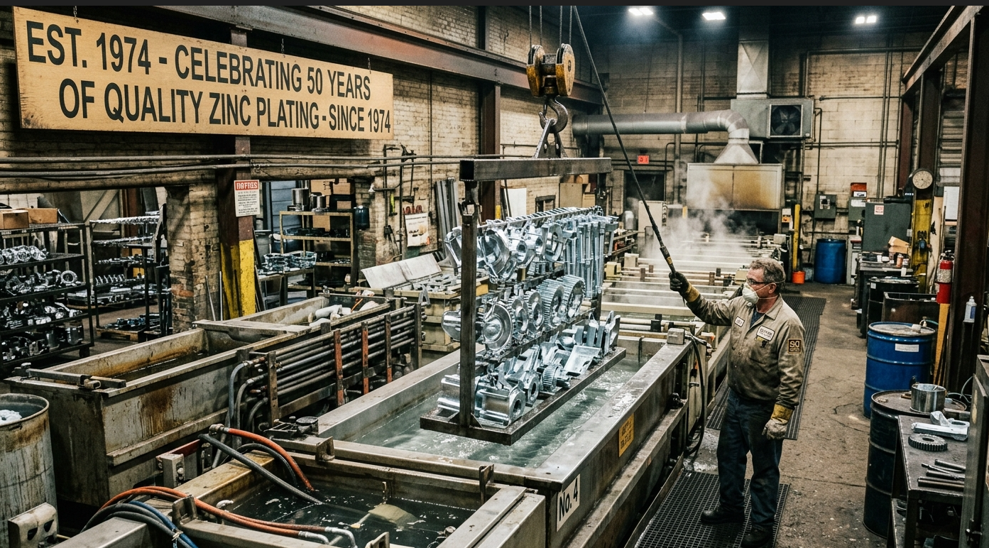 50 years of zinc plating expertise