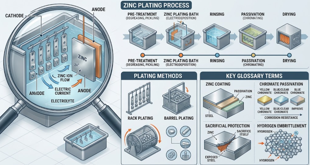 Zinc plating glossary terms