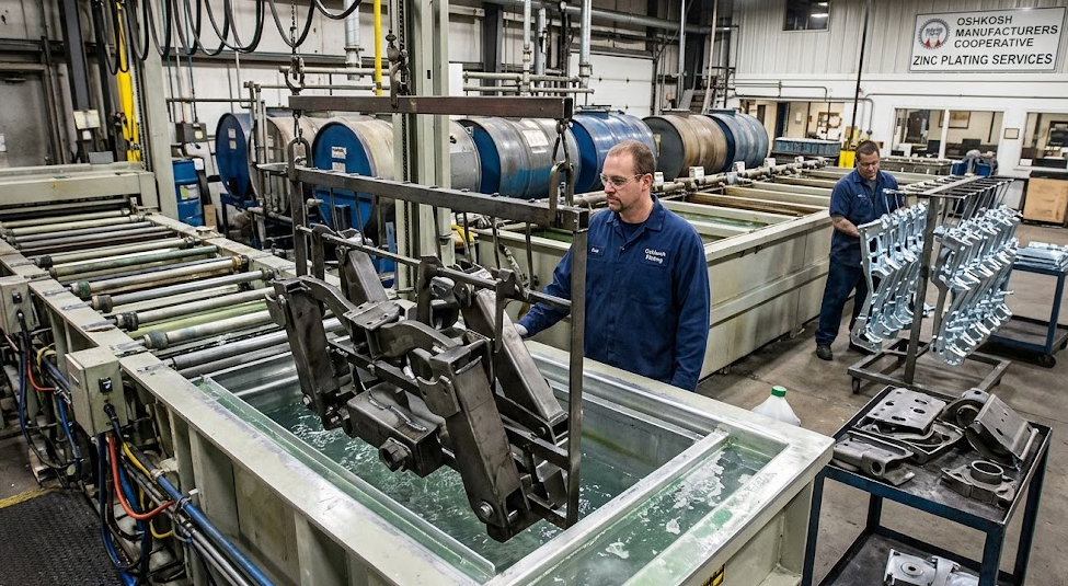Oshkosh Zinc Plating Services Zinc plating for Oshkosh manufacturers